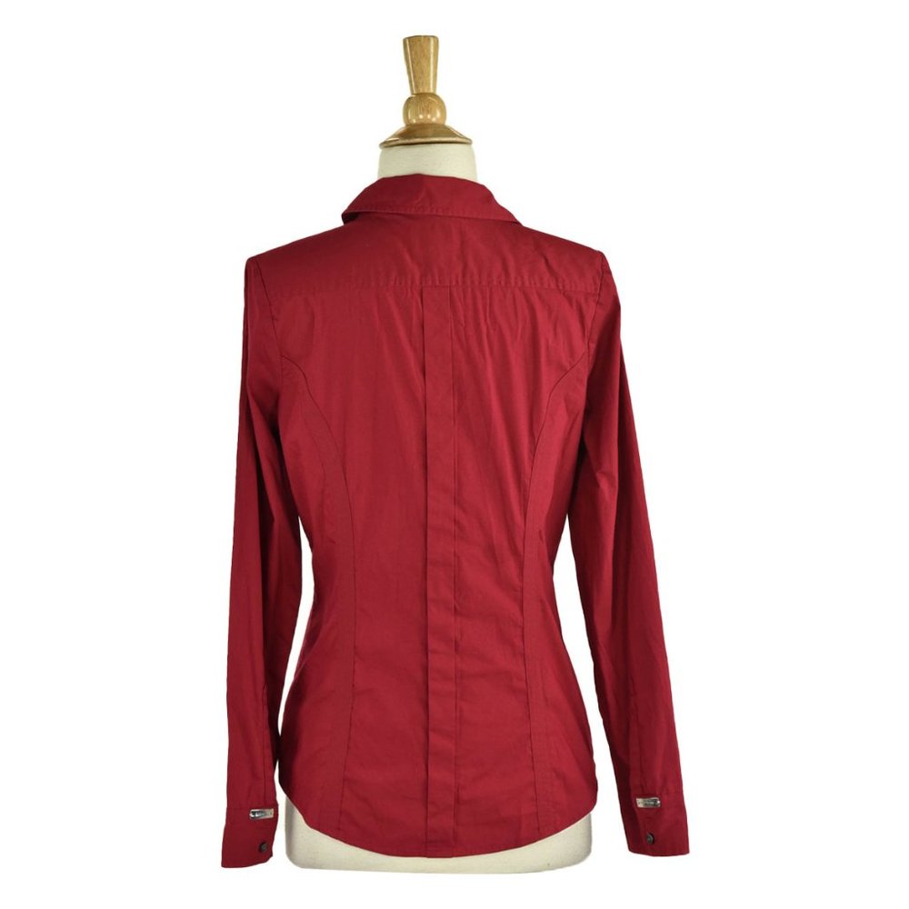 Express Button Down Shirts Med Red - image 2